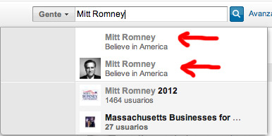 Mitt Romney tenía 2 Perfiles en LinkedIn 