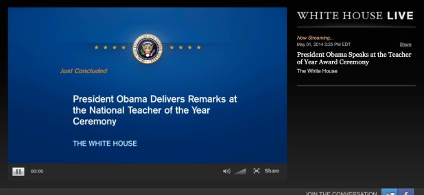 La Casa Blanca en Livestream